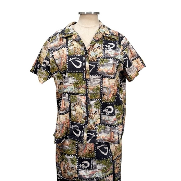 Hilo Hattie Hawaiian Skirt Set Size Large - Picture 5 of 10